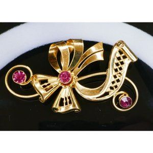 Vintage Signed Harry Iskin 12K Gold Filled Brooch Pendant or Watch Holder